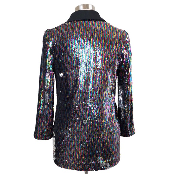 Anthro. | Cartonnier Roza Flip Sequin Blazer - Picture 5 of 10